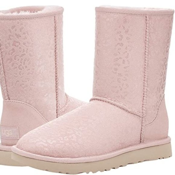 UGG WOMEN'S CLASSIC SHORT SNOW LEOPARD - Picture 4 of 4